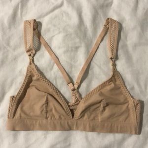 Stella McCartney nude racer back bra